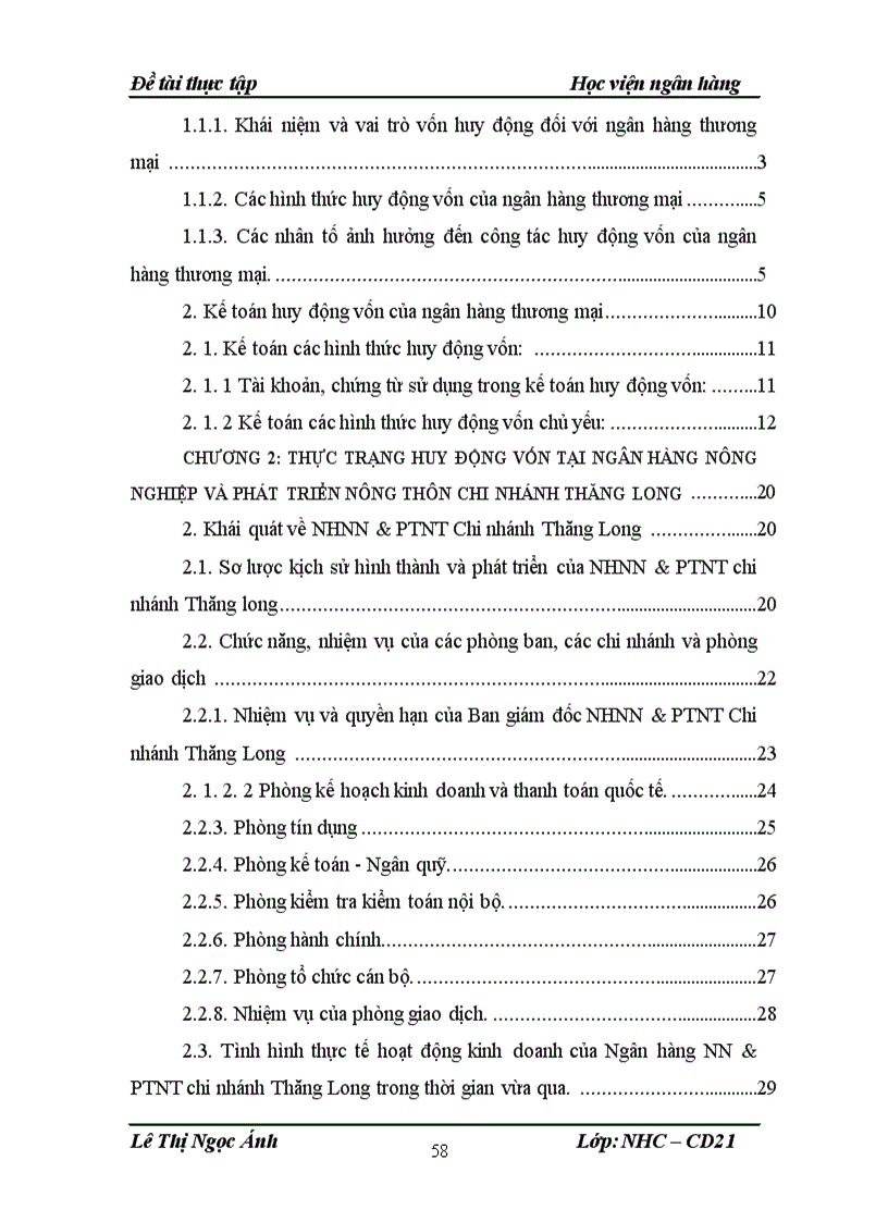 image for page Giải pháp nâng cao hiệu quả nghiệp vụ huy động vốn và kế toán huy động vốn tại ngân hàng nông nghiệp và phát triển Thăng Long 1