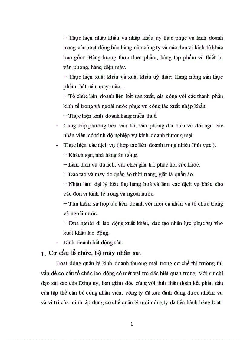 image for page Báo cáo thực tập tại Công ty Thương Mại Dịch vụ Tổng hợp Hà Nội