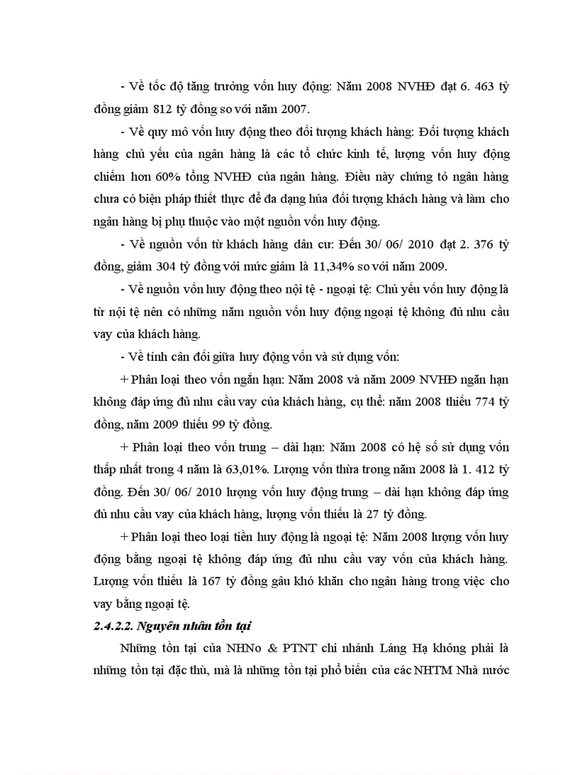 image for page Giải pháp nâng cao hiệu quả huy động vốn tại NHNo PTNT chi nhánh Láng Hạ