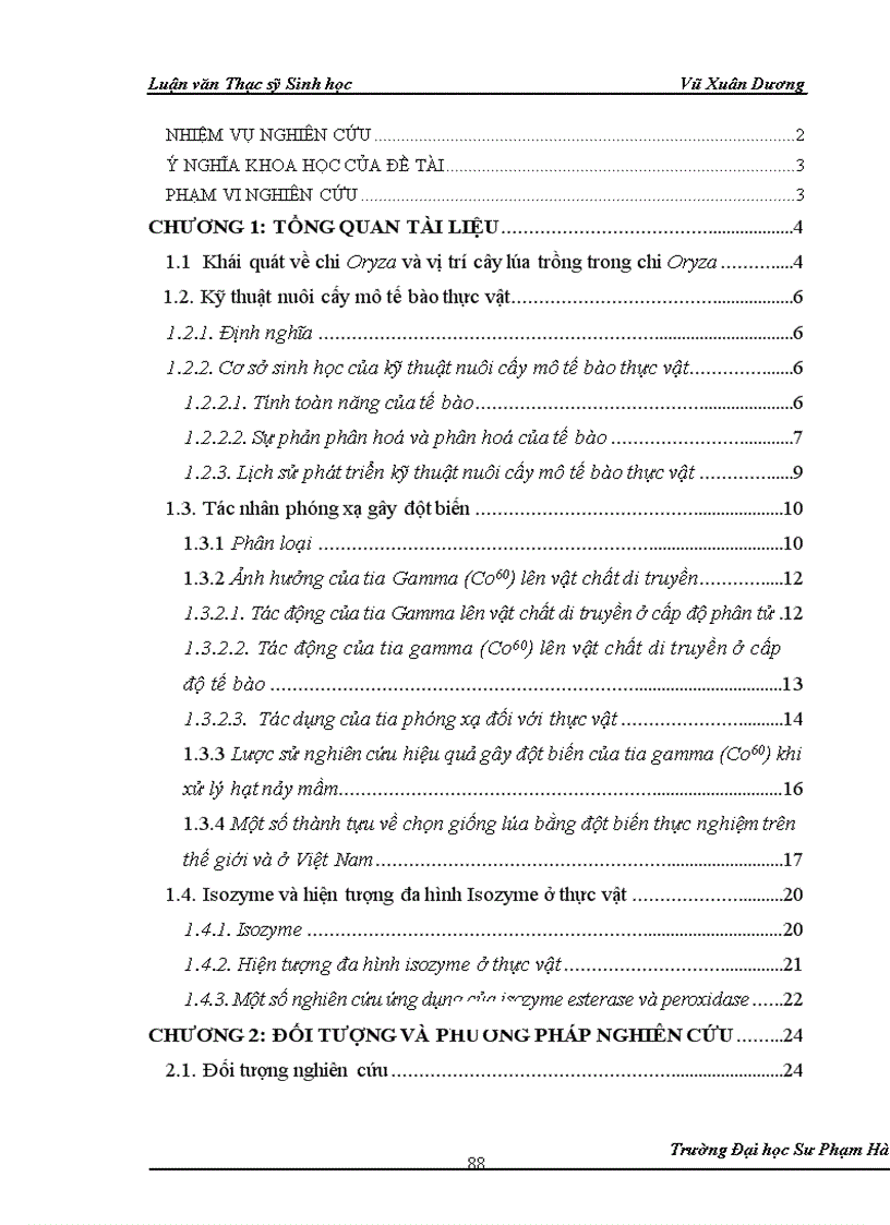 image for page Nghiên cứu ảnh hưởng của liều chiếu xạ tia gamma nguồn Co60 vào giai đoạn callus và giai đoạn hạt nảy mầm của một số dòng lúa có triển vọng 1