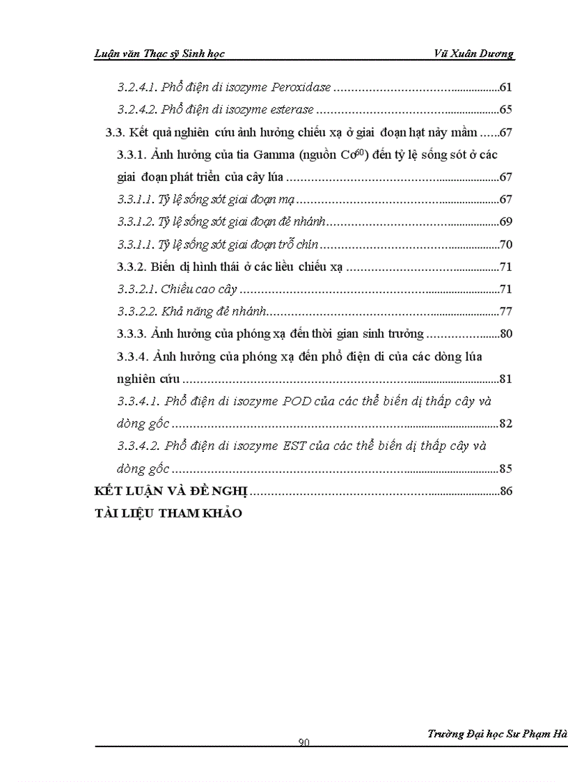 image for page Nghiên cứu ảnh hưởng của liều chiếu xạ tia gamma nguồn Co60 vào giai đoạn callus và giai đoạn hạt nảy mầm của một số dòng lúa có triển vọng 1