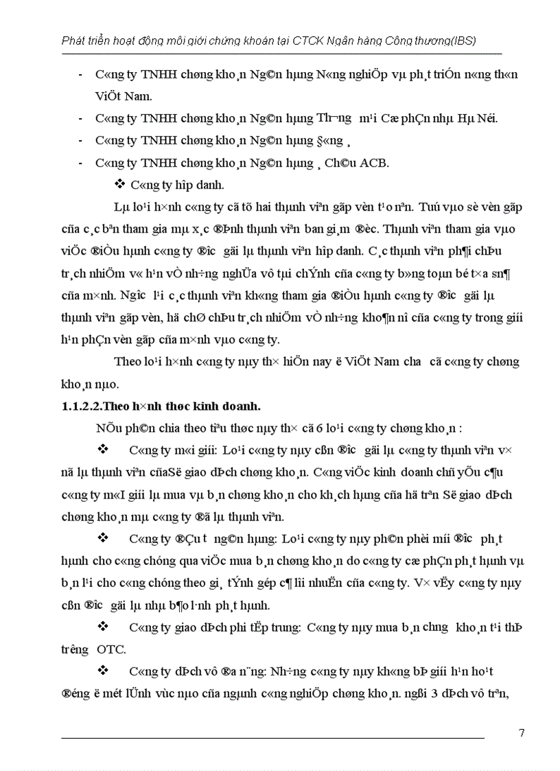 image for page Giải pháp phát triển hoạt động môi giới tại công ty chứng khoán Ngân hàng Công thương Việt Nam 1