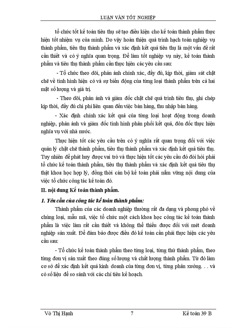 image for page Hoàn thiện kế toán thành phẩm tiêu thụ thành phẩm và xác định kết quả tiêu thụ tại Công ty Dệt vải công nghiệp Hà Nội
