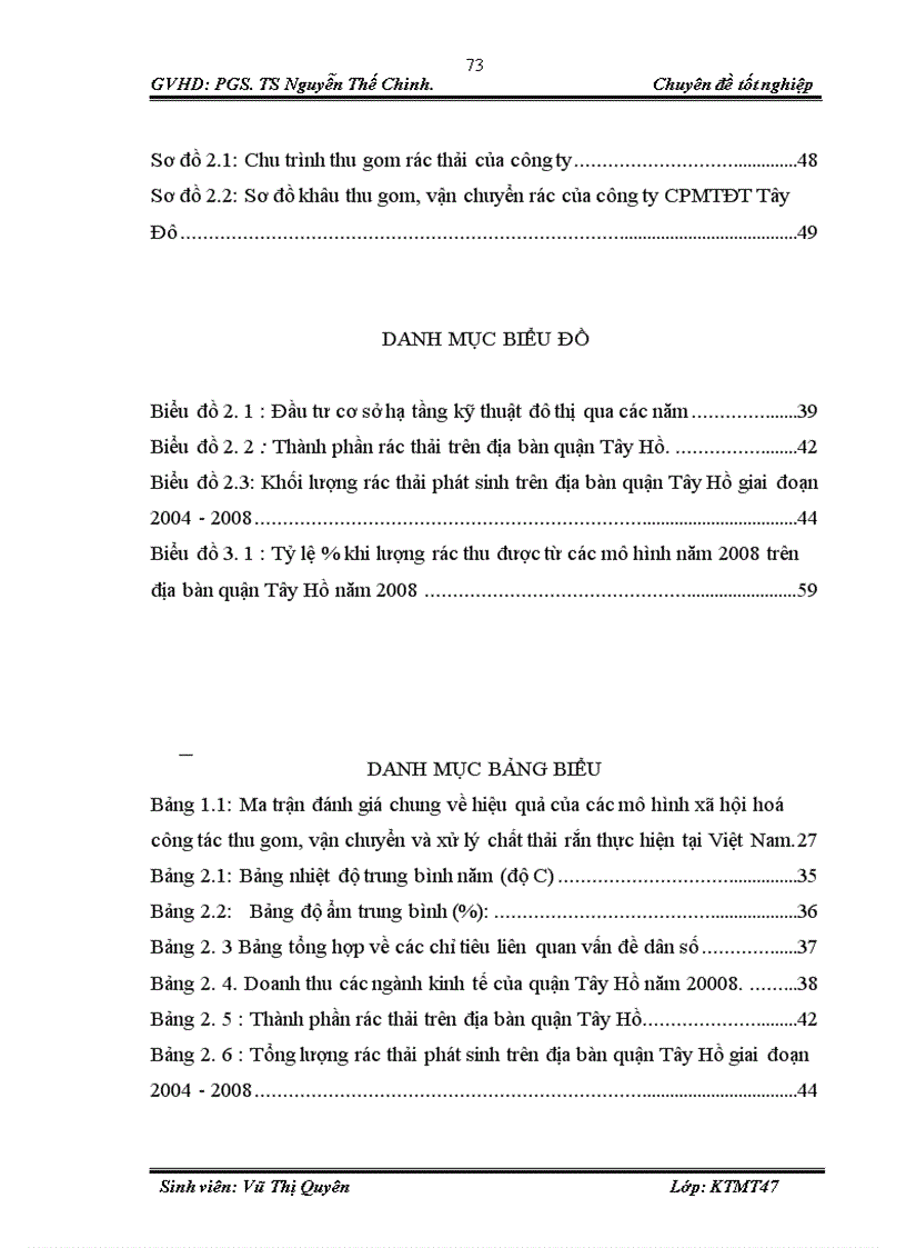 image for page Đánh giá hiệu quả của mô hình thực hiện xã hội hoá công tác thu gom vận chuyển xử lý chất thải rắn tại quận Tây Hồ 1