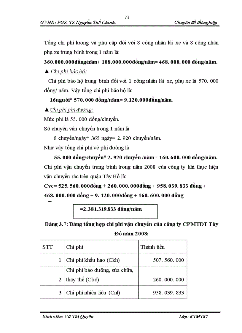 image for page Đánh giá hiệu quả của mô hình thực hiện xã hội hoá công tác thu gom vận chuyển xử lý chất thải rắn tại quận Tây Hồ 1