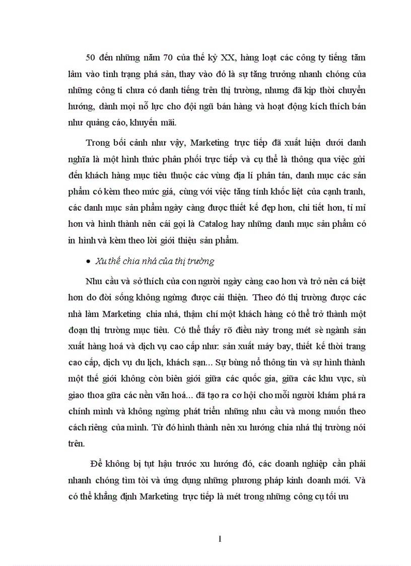 image for page Marketing trực tiếp một xu hướng mới trong ứng dụng Marketing 1