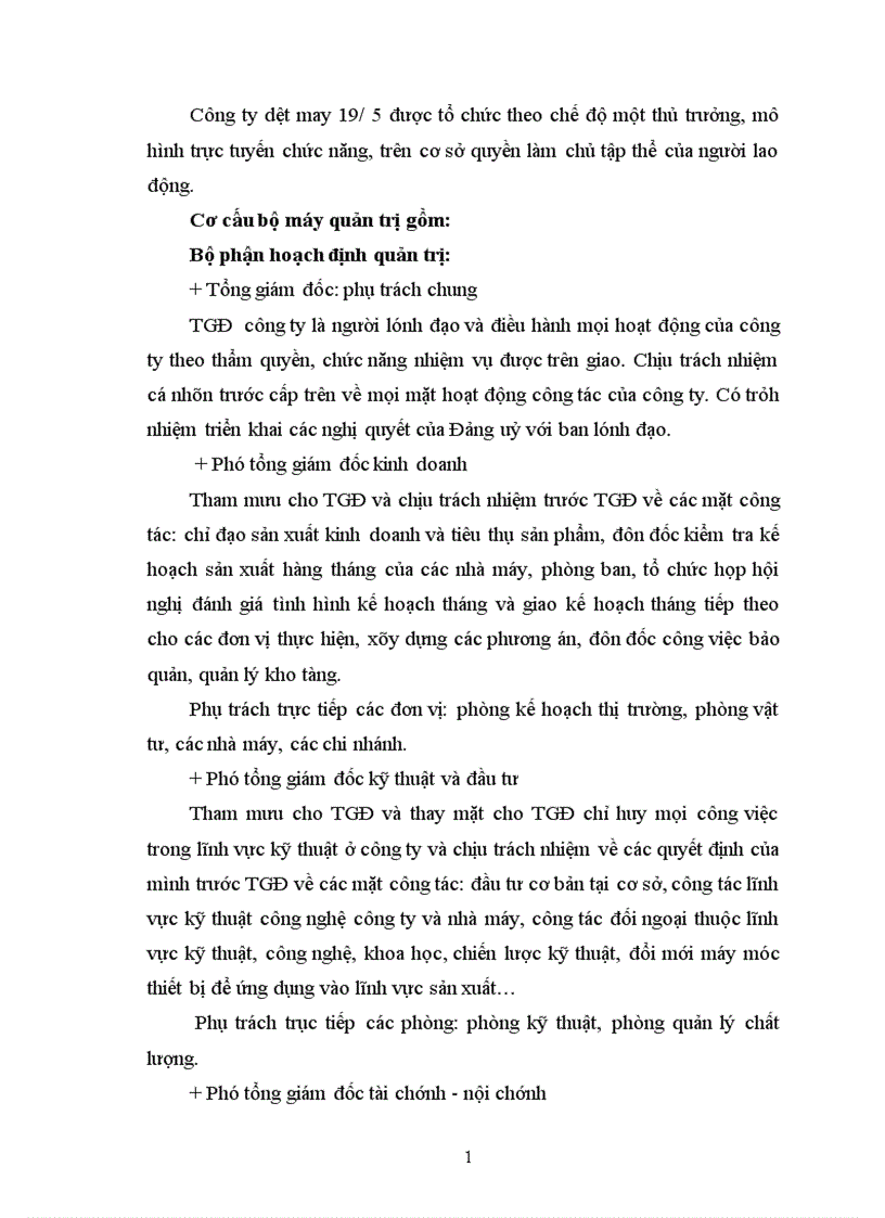 image for page Báo cáo thực tập tổng hợp tại Công ty dệt may 19 5 Hà Nội