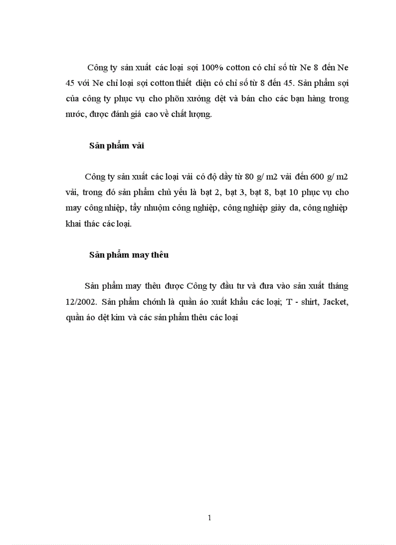 image for page Báo cáo thực tập tổng hợp tại Công ty dệt may 19 5 Hà Nội