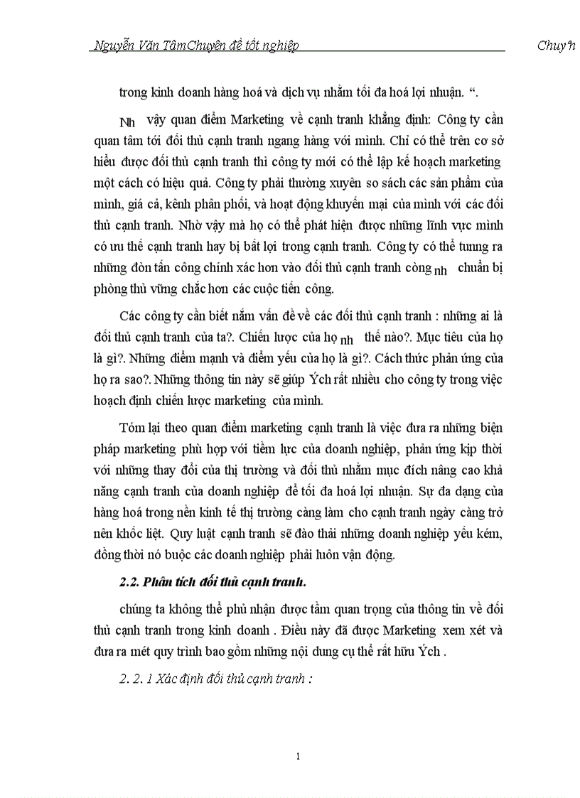 image for page Thị trường và Giải pháp cạnh tranh bằng chiến lược khác biệt hoá sản phẩm của Công ty Tân Hồng Hà 1