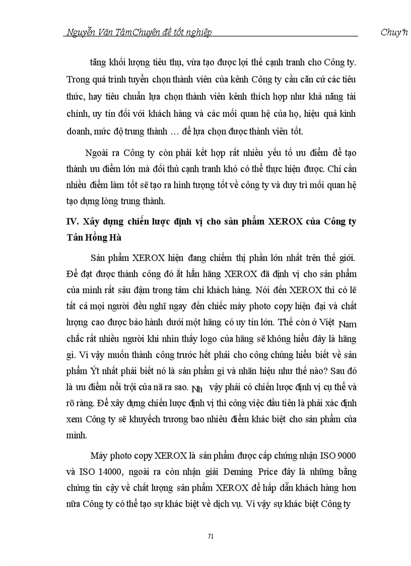 image for page Thị trường và Giải pháp cạnh tranh bằng chiến lược khác biệt hoá sản phẩm của Công ty Tân Hồng Hà 1