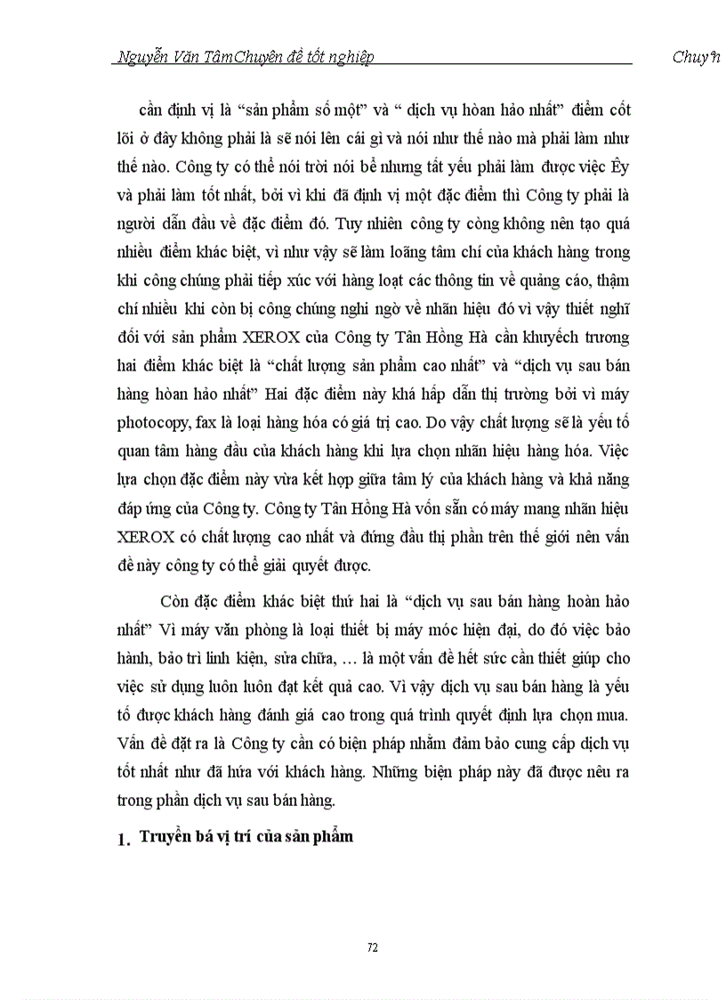 image for page Thị trường và Giải pháp cạnh tranh bằng chiến lược khác biệt hoá sản phẩm của Công ty Tân Hồng Hà 1