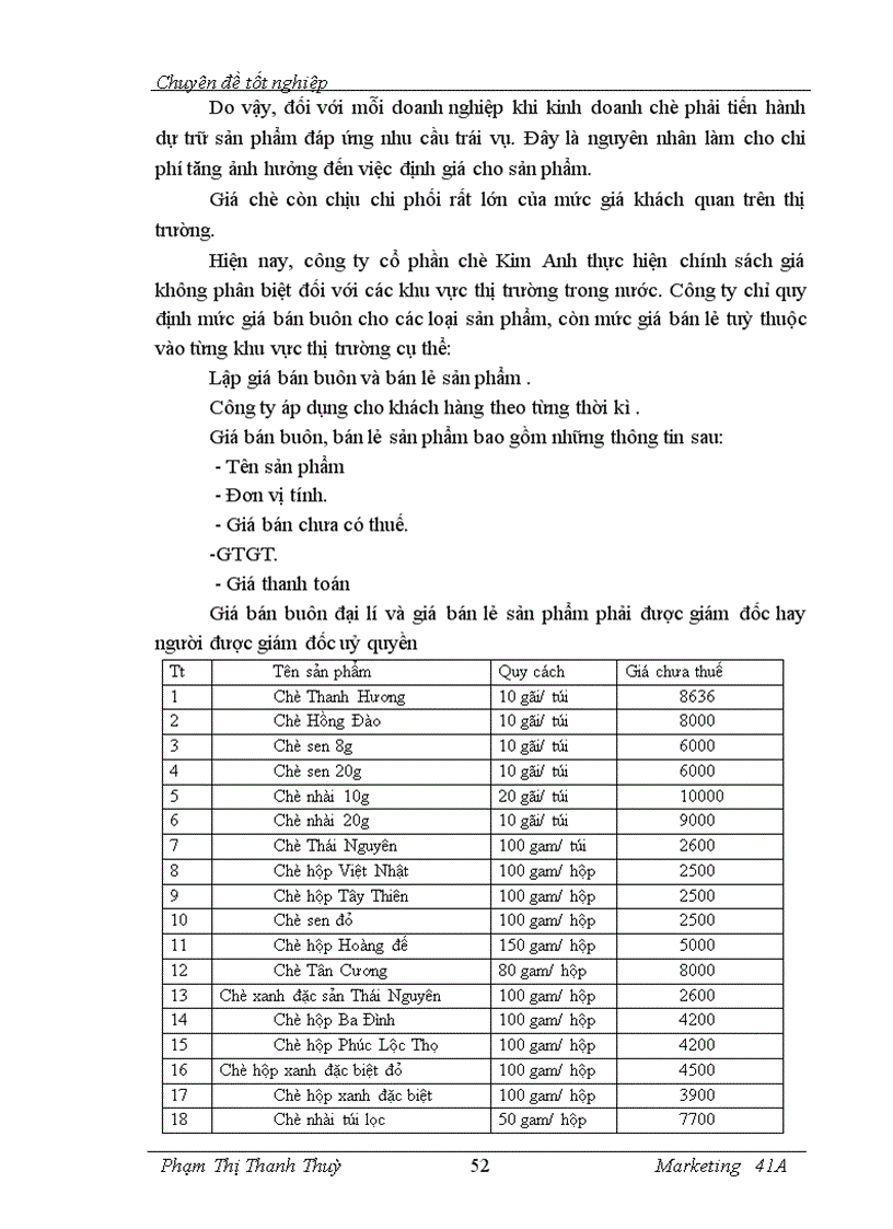 image for page Marketing hỗn hợp mở rộng thị trường chè của Công ty cổ phần chè Kim Anh 1