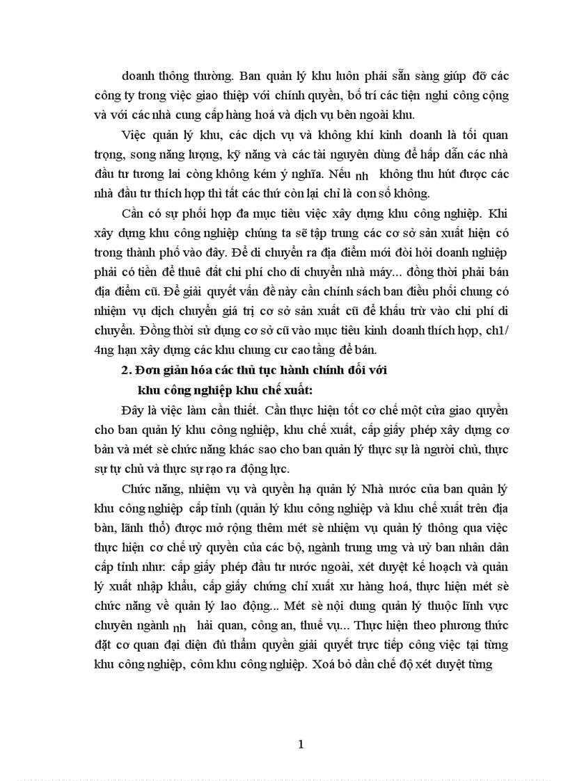 image for page Một số giải pháp nâng cao hiệu quả hoạt động của khu công nghiệp khu chế xuất ở Việt Nam