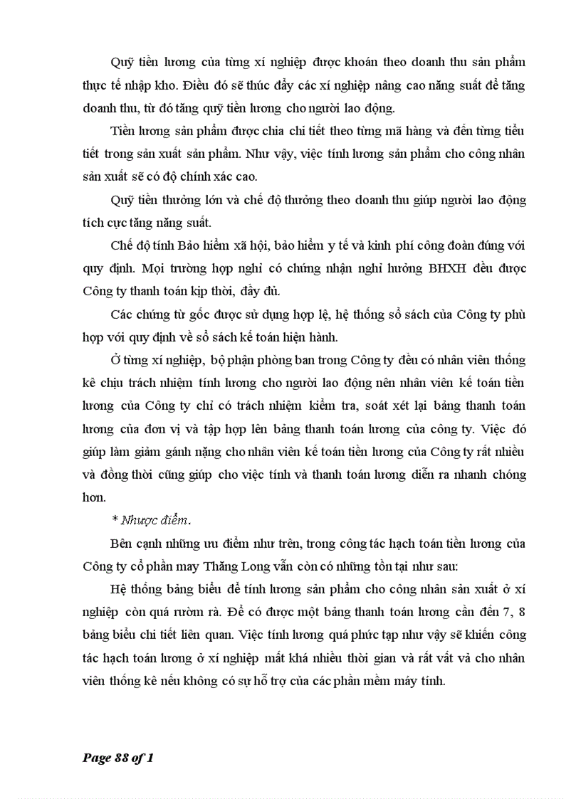 image for page Hoàn thiện kế toán tiền lương và các khoản trích theo lương tại Công ty CP may Thăng Long