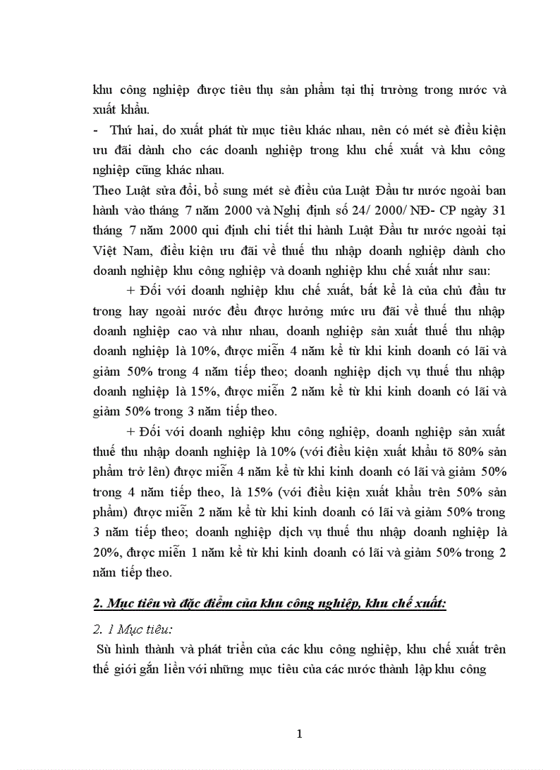 image for page Đầu tư trực tiếp nước ngoài vào khu công nghiệp khu chế xuất Thực trạng và giải pháp 1