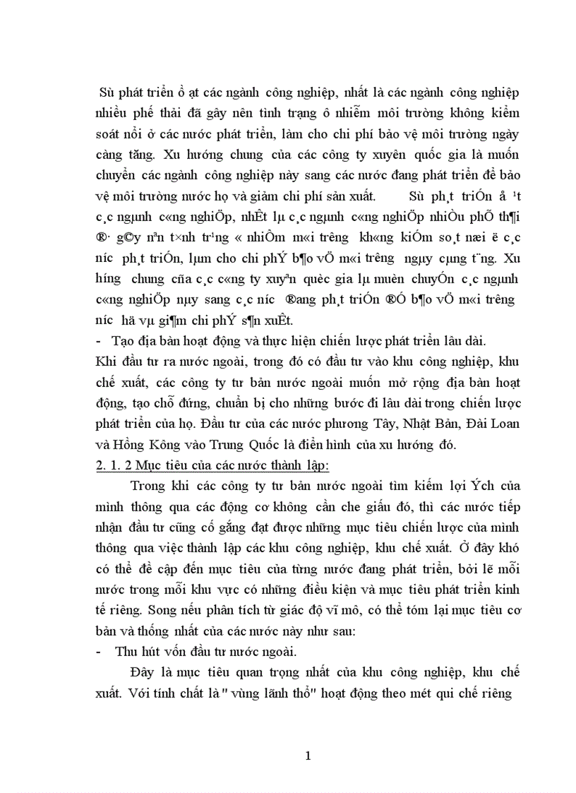 image for page Đầu tư trực tiếp nước ngoài vào khu công nghiệp khu chế xuất Thực trạng và giải pháp 1