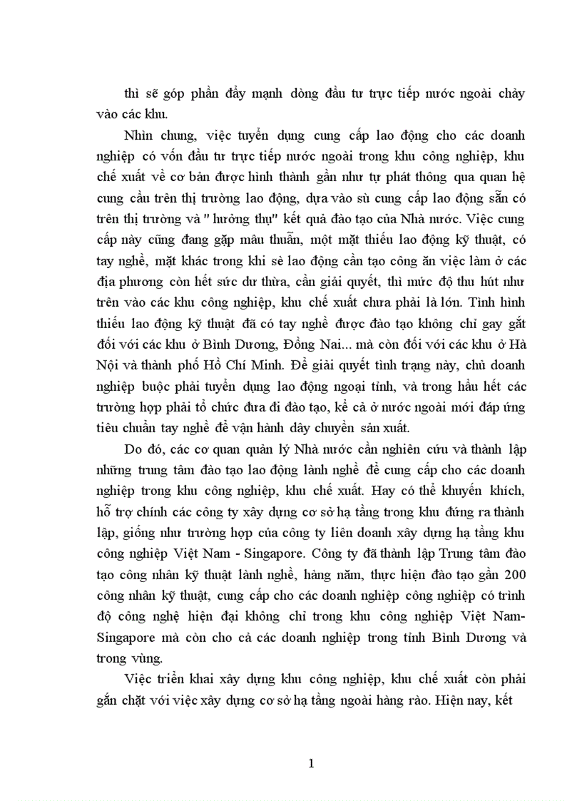 image for page Đầu tư trực tiếp nước ngoài vào khu công nghiệp khu chế xuất Thực trạng và giải pháp 1