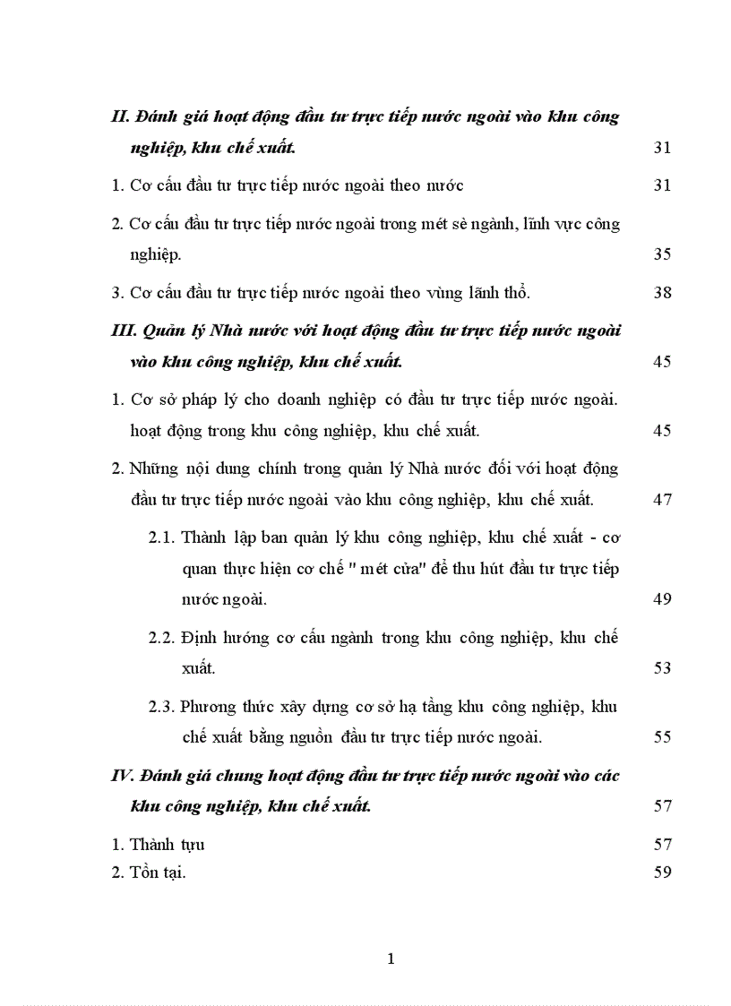 image for page Đầu tư trực tiếp nước ngoài vào khu công nghiệp khu chế xuất Thực trạng và giải pháp 1