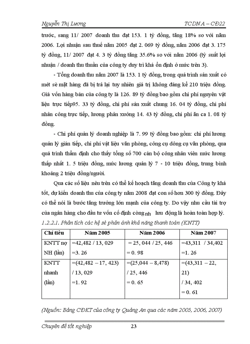image for page Một số giải pháp nâng cao chất lượng công tác phân tích tài chính doanh nghiệp trong hoạt động tín dụng tại ngân hàng TMCP Phát Triển Nhà TPHCM chi nhánh Cầu Giấy