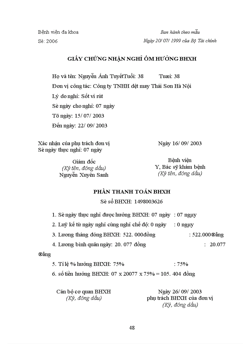 image for page Hạch toán tiền lương và bảo hiểm xã hội 1