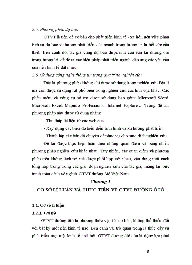 image for page Địa lí ngành giao thông vận tải đường ôtô Việt Nam 1