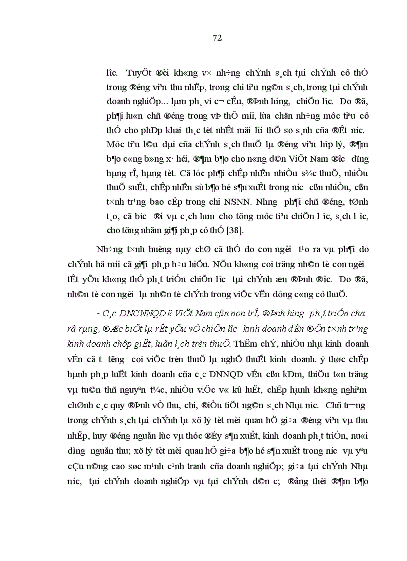 image for page Hoàn thiện việc sử dụng công cụ thuế trong quản lý nhà nước đối với doanh nghiệp công nghiệp ngoài quốc doanh ở Việt Nam 1