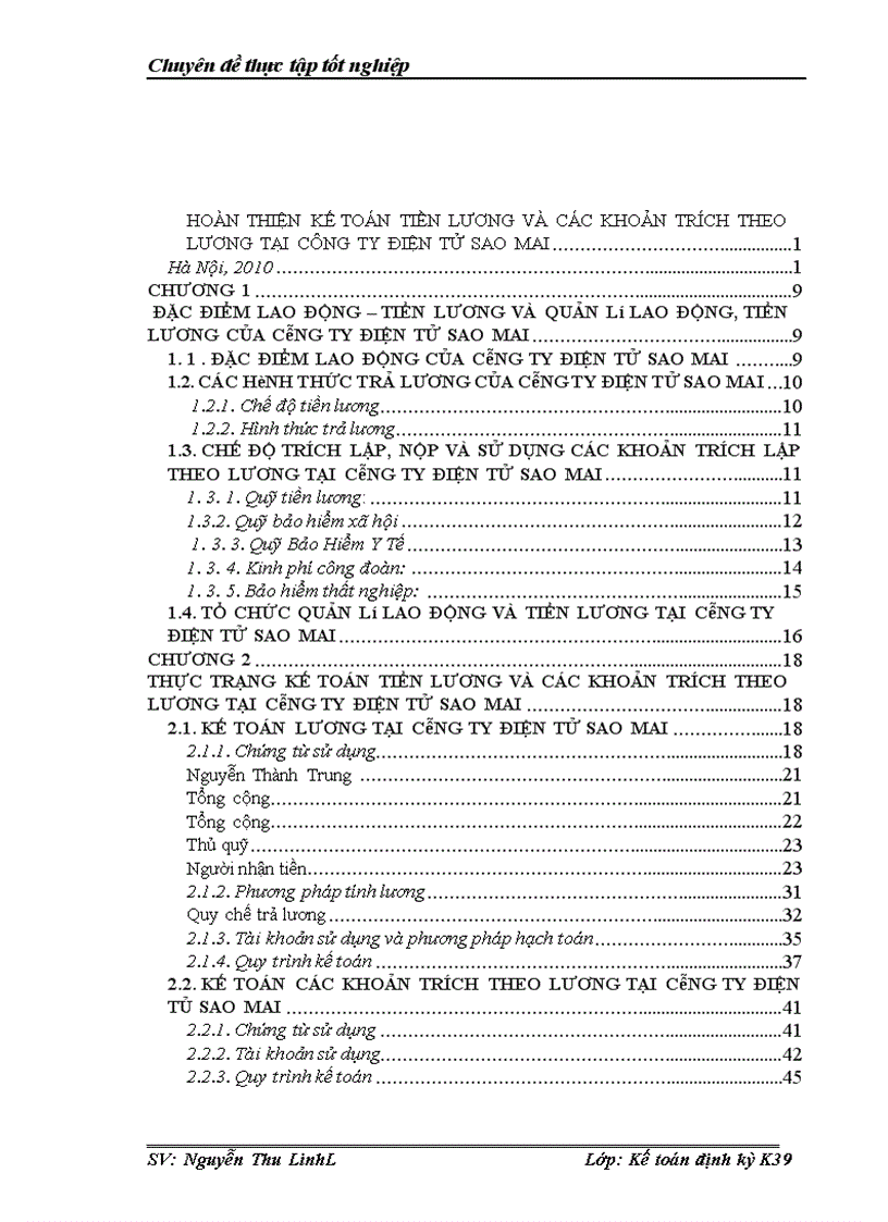 image for page Hoàn thiện kế toán tiền lương và các khoản trích theo lương tại Công ty điện tử Sao Mai 1