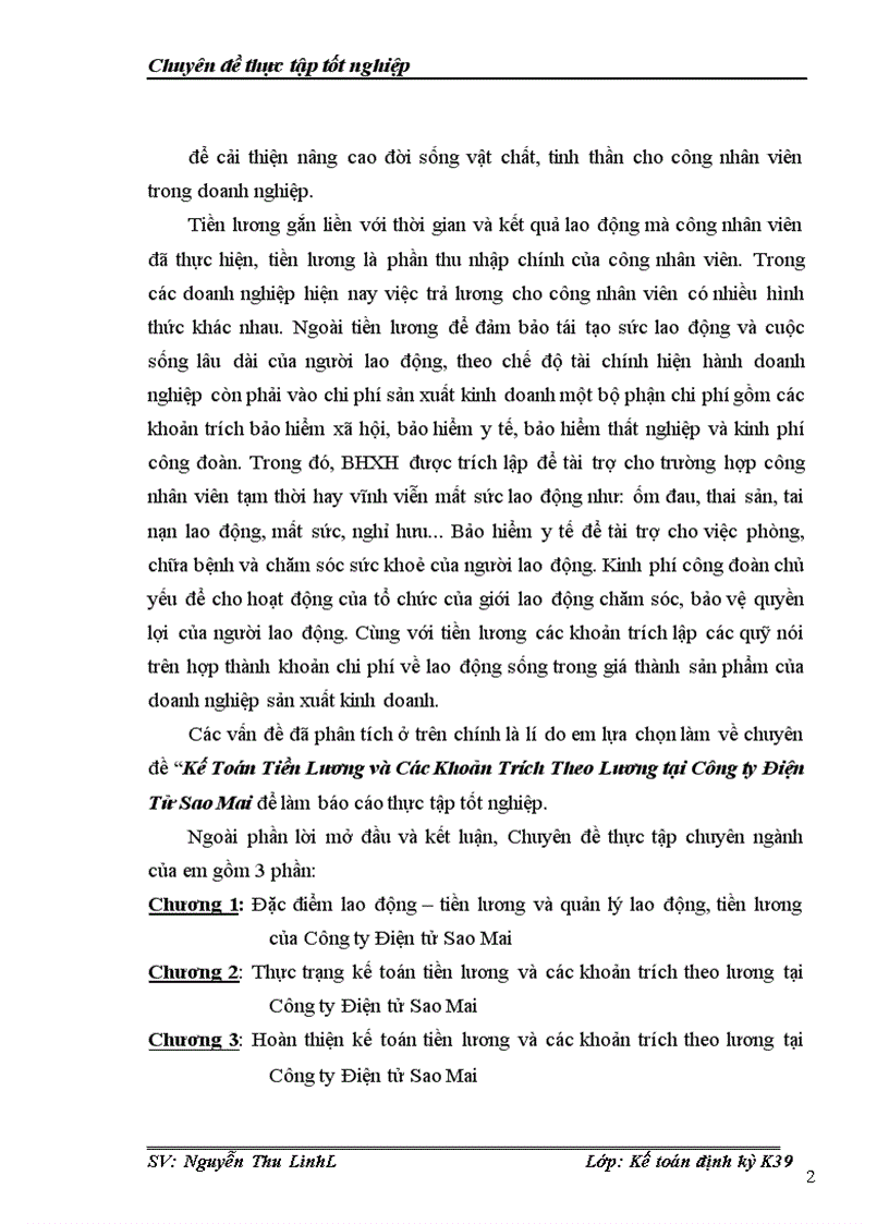 image for page Hoàn thiện kế toán tiền lương và các khoản trích theo lương tại Công ty điện tử Sao Mai 1