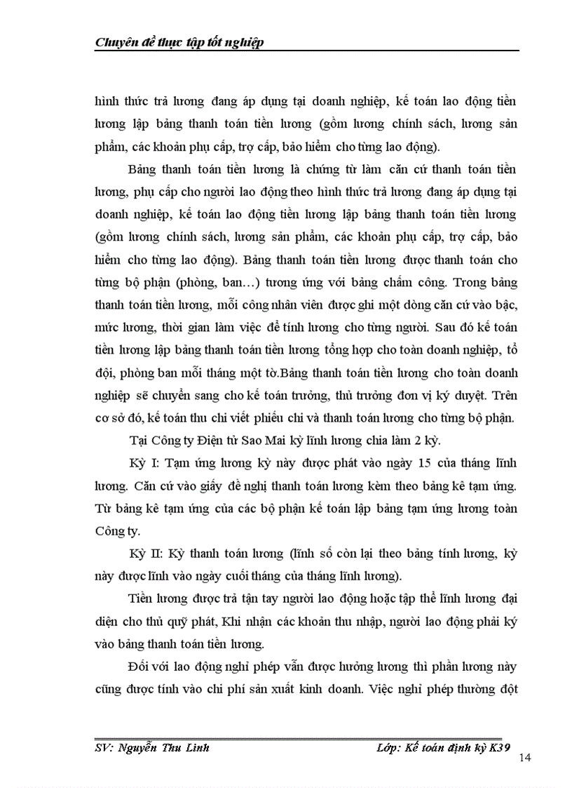 image for page Hoàn thiện kế toán tiền lương và các khoản trích theo lương tại Công ty điện tử Sao Mai 1