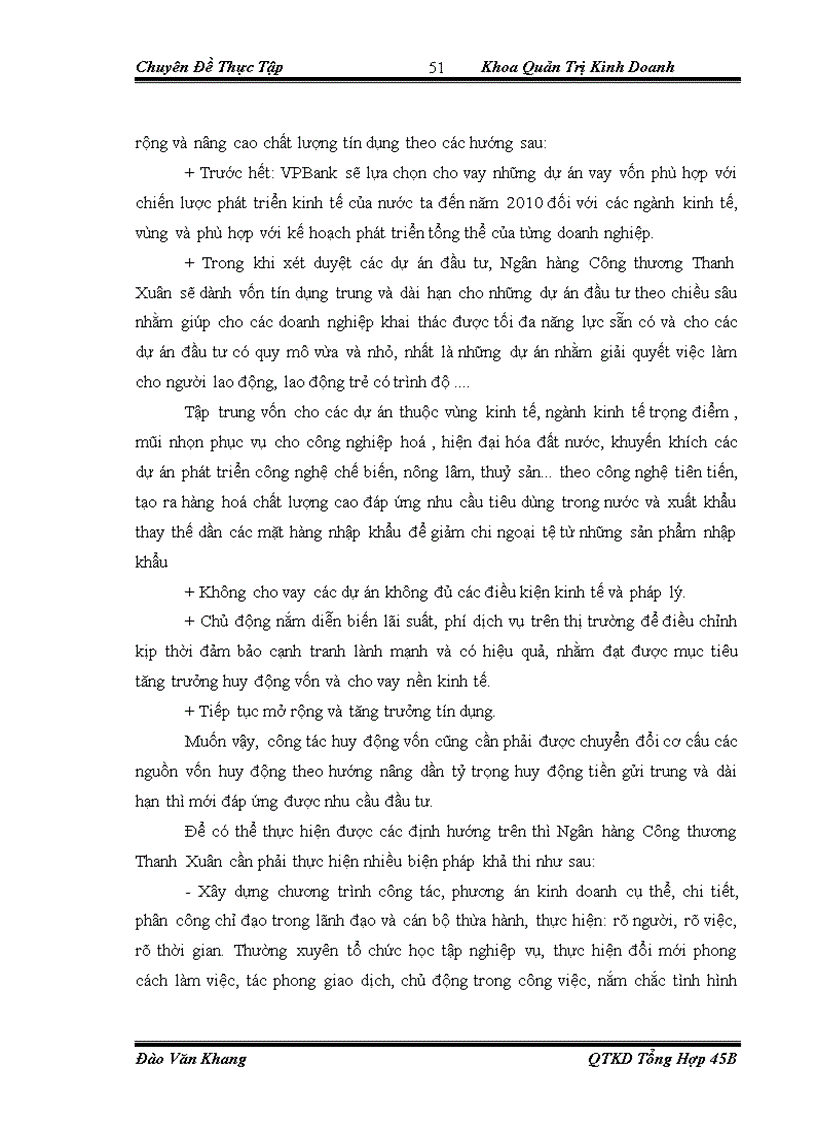 image for page Nâng cao chất lượng tín dụng trung và dài hạn tại NHTMCP VPBank