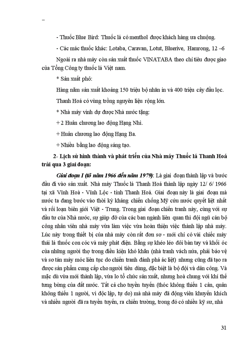 image for page Một số biện pháp nhằm đổi mới và hoàn thiện công tác QLCL ở Nhà máy Thuốc lá Thanh Hoá 1