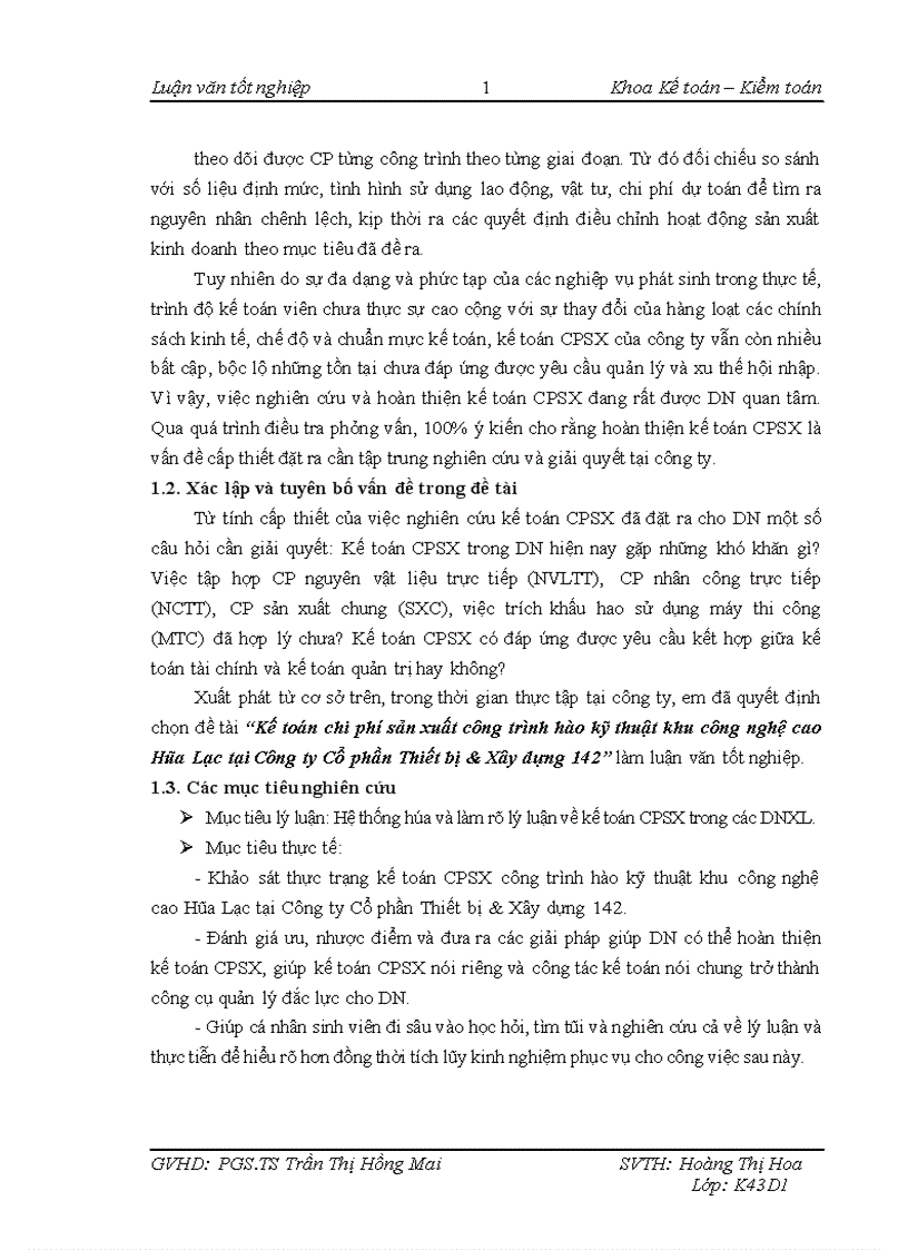 image for page Kế toán chi phí sản xuất công trình hào kỹ thuật khu công nghệ cao Hòa Lạc tại Công ty Cổ phần Thiết bị Xây dựng 142 1