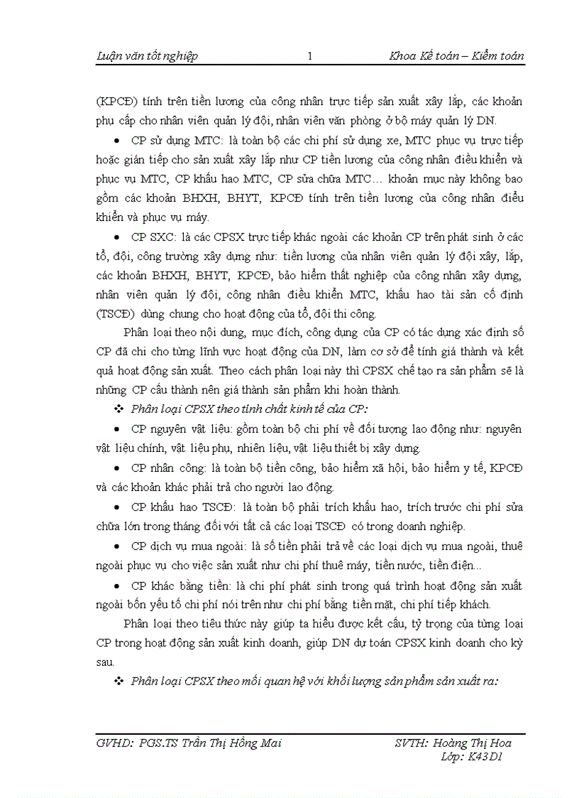 image for page Kế toán chi phí sản xuất công trình hào kỹ thuật khu công nghệ cao Hòa Lạc tại Công ty Cổ phần Thiết bị Xây dựng 142 1