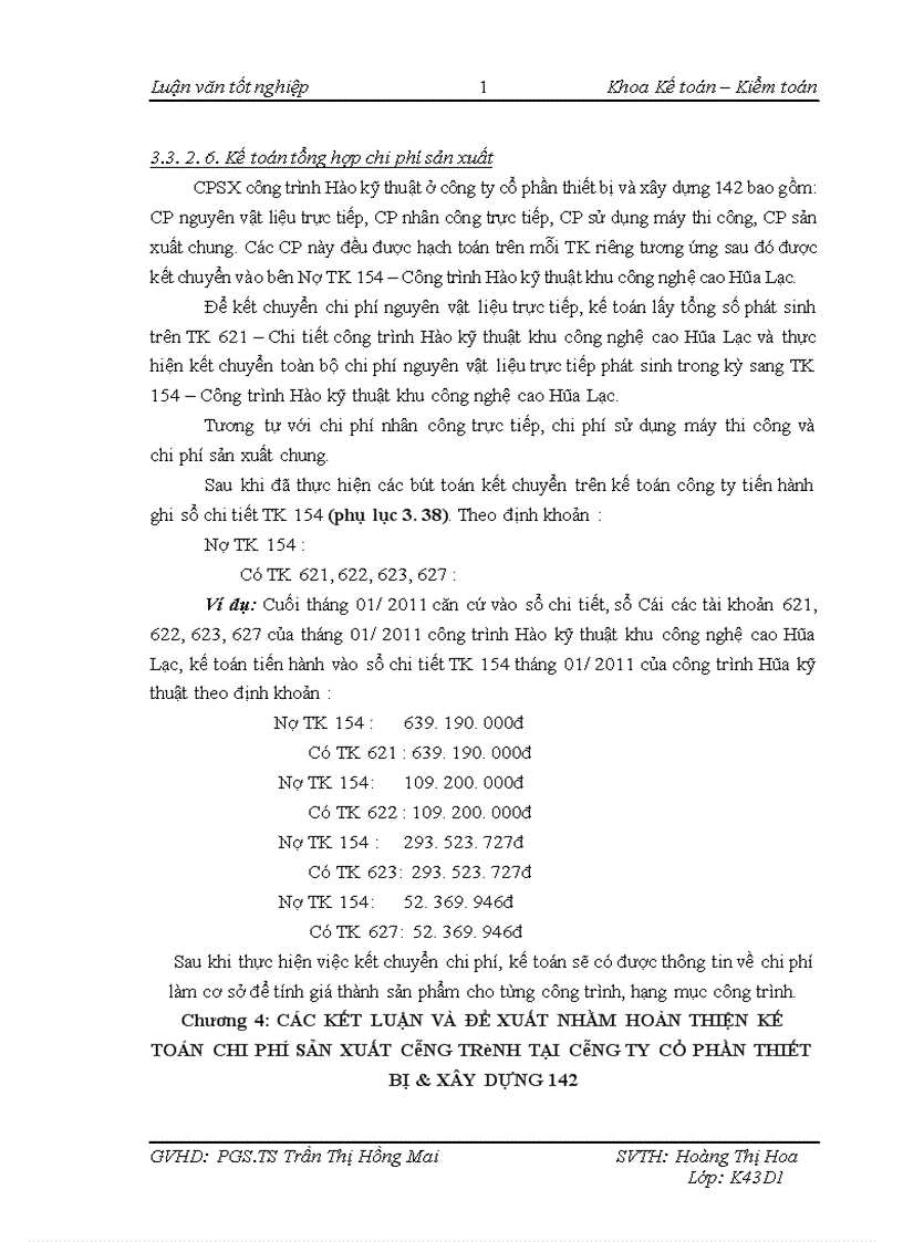 image for page Kế toán chi phí sản xuất công trình hào kỹ thuật khu công nghệ cao Hòa Lạc tại Công ty Cổ phần Thiết bị Xây dựng 142 1