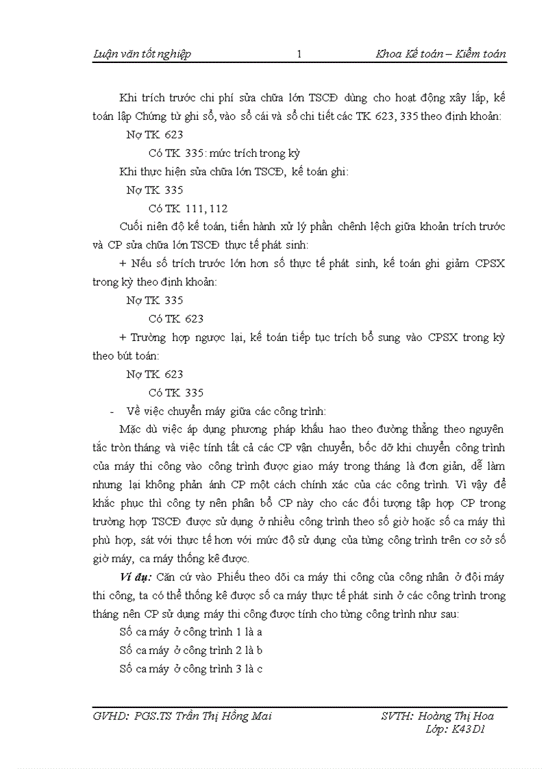 image for page Kế toán chi phí sản xuất công trình hào kỹ thuật khu công nghệ cao Hòa Lạc tại Công ty Cổ phần Thiết bị Xây dựng 142 1