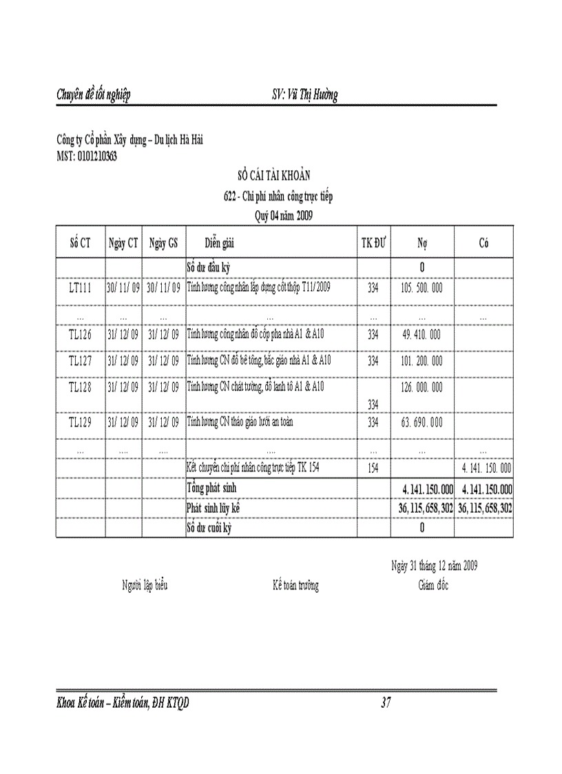 image for page Hoàn thiện công tác hạch toán chi phí sản xuất và tính giá thành sản phẩm tại Công ty Cổ phần Xây dựng Du lịch Hà Hải 1