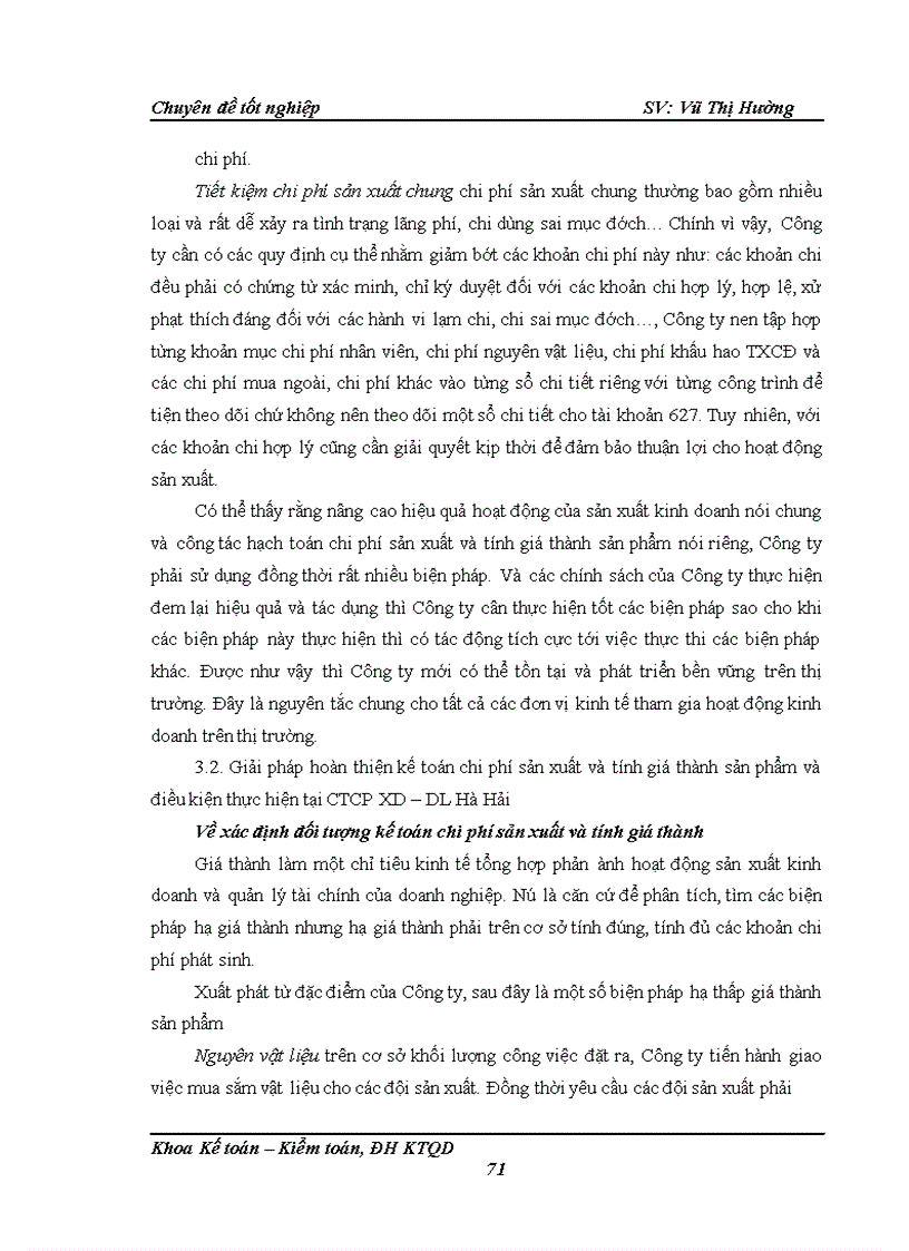 image for page Hoàn thiện công tác hạch toán chi phí sản xuất và tính giá thành sản phẩm tại Công ty Cổ phần Xây dựng Du lịch Hà Hải 1