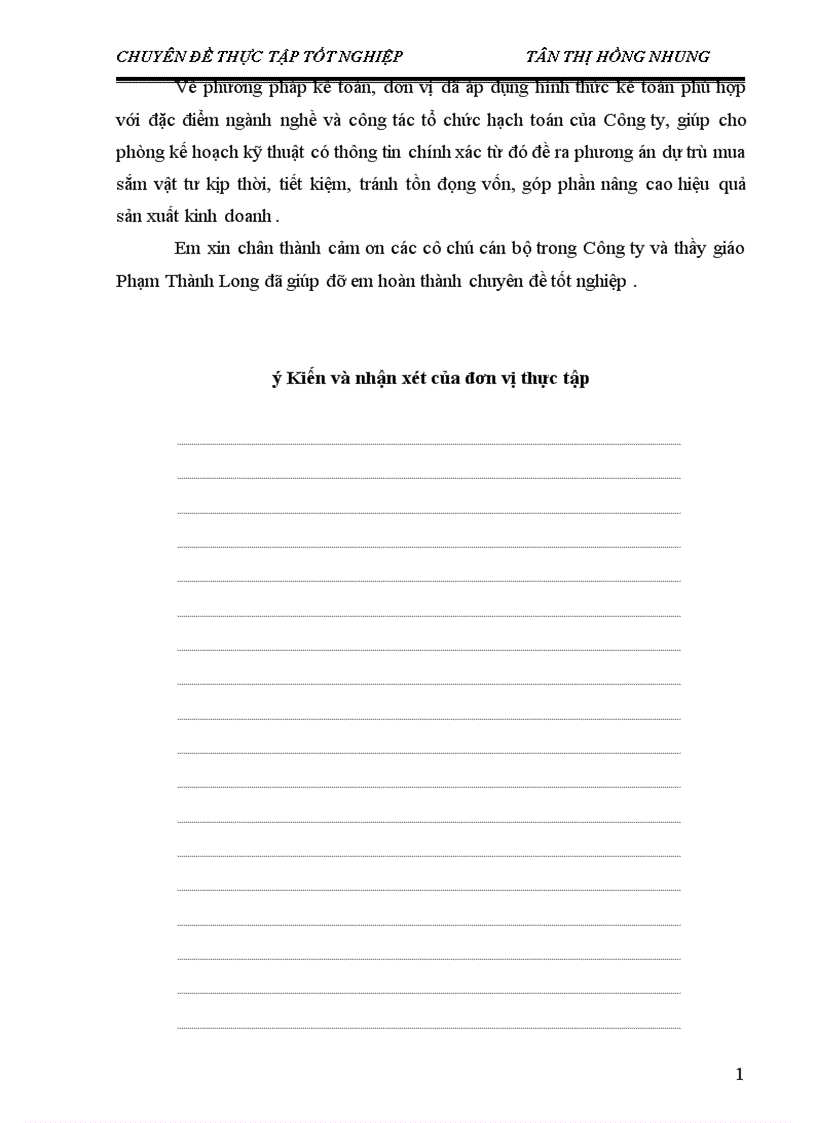 image for page Một số ý kiến nhằm hoàn thiện kế toán nguyên vật liệu tại Công Ty Cổ phần cơ khí và xây dựng hec