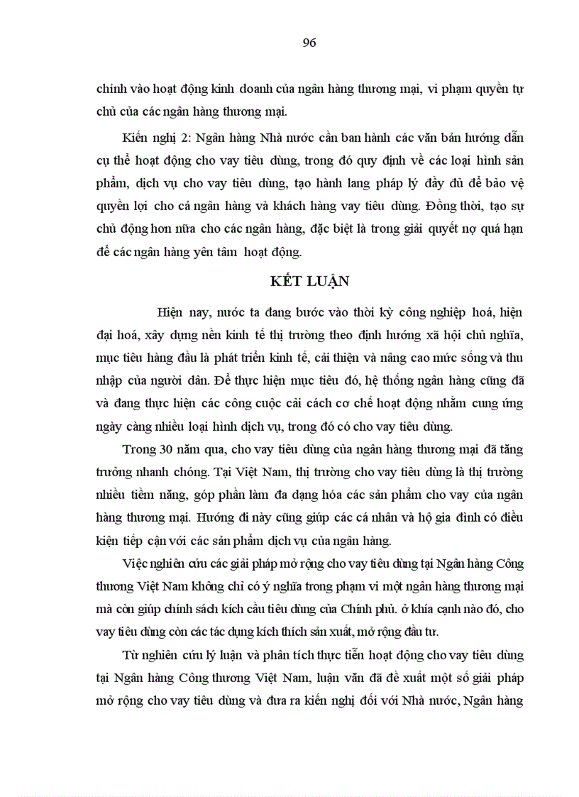 image for page Mở rộng cho vay tiêu dùng tại Ngân hàng Công thương Việt Nam 1