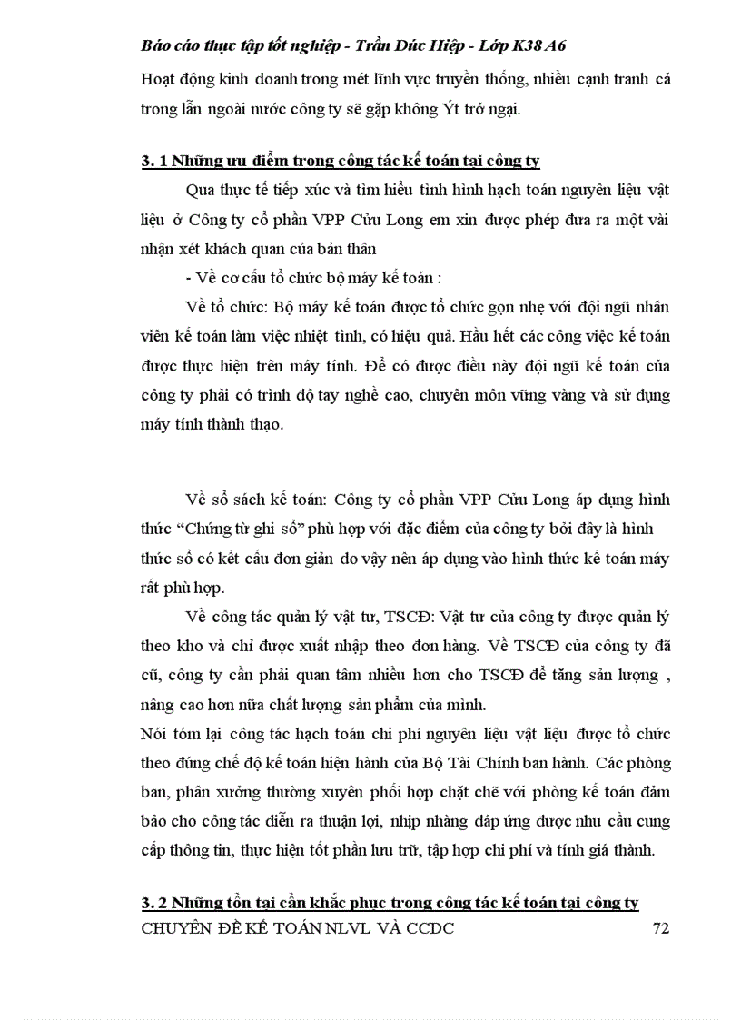 image for page Thực tế công tác kế toán nguyên liệu vật liệu tại công ty cổ phần VPP Cửu Long 1