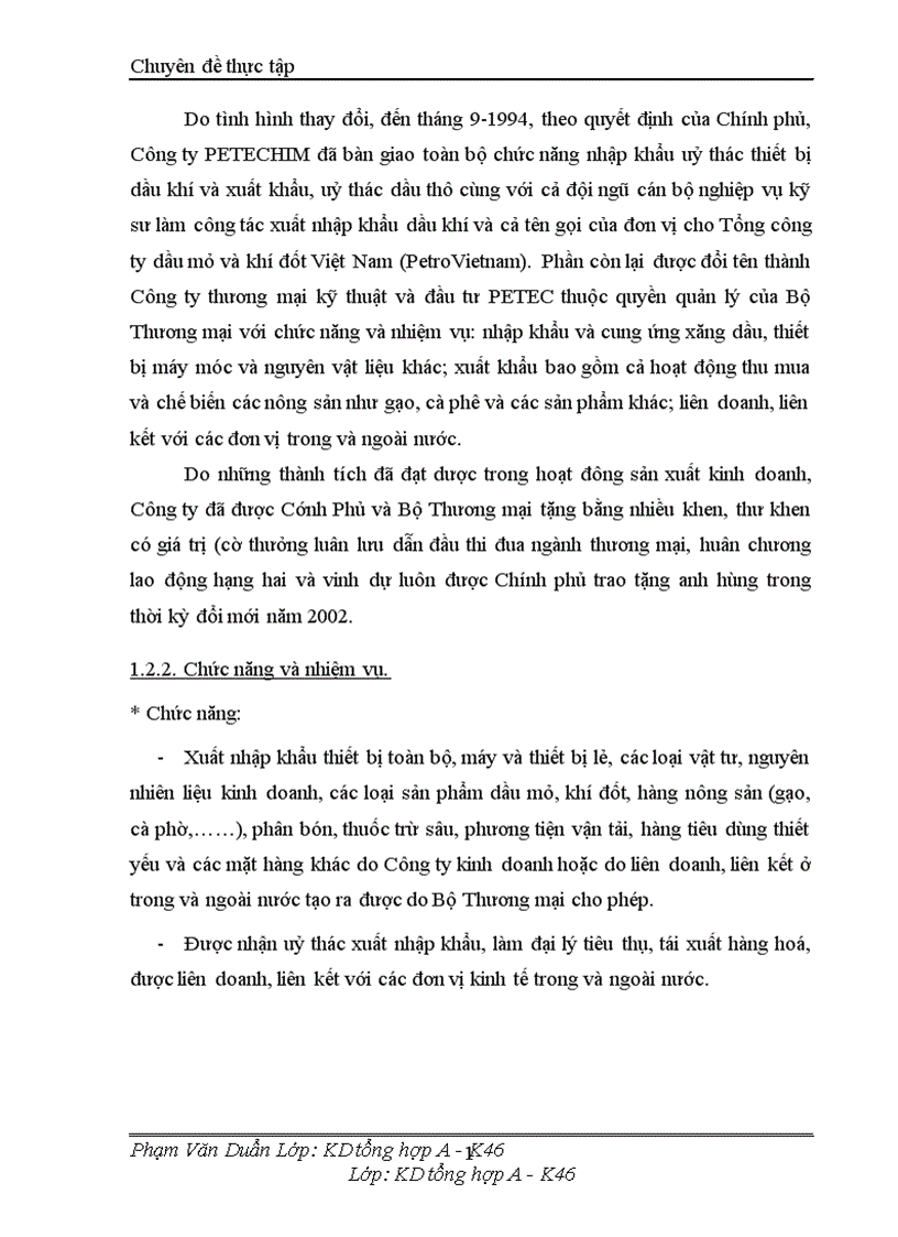 image for page Vốn và các giải pháp nâng cao hiệu quả sử dụng vốn ở Công ty Thương mại kỹ thuật và đầu tư Petec 1