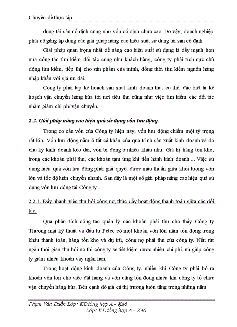 image for page Vốn và các giải pháp nâng cao hiệu quả sử dụng vốn ở Công ty Thương mại kỹ thuật và đầu tư Petec 1