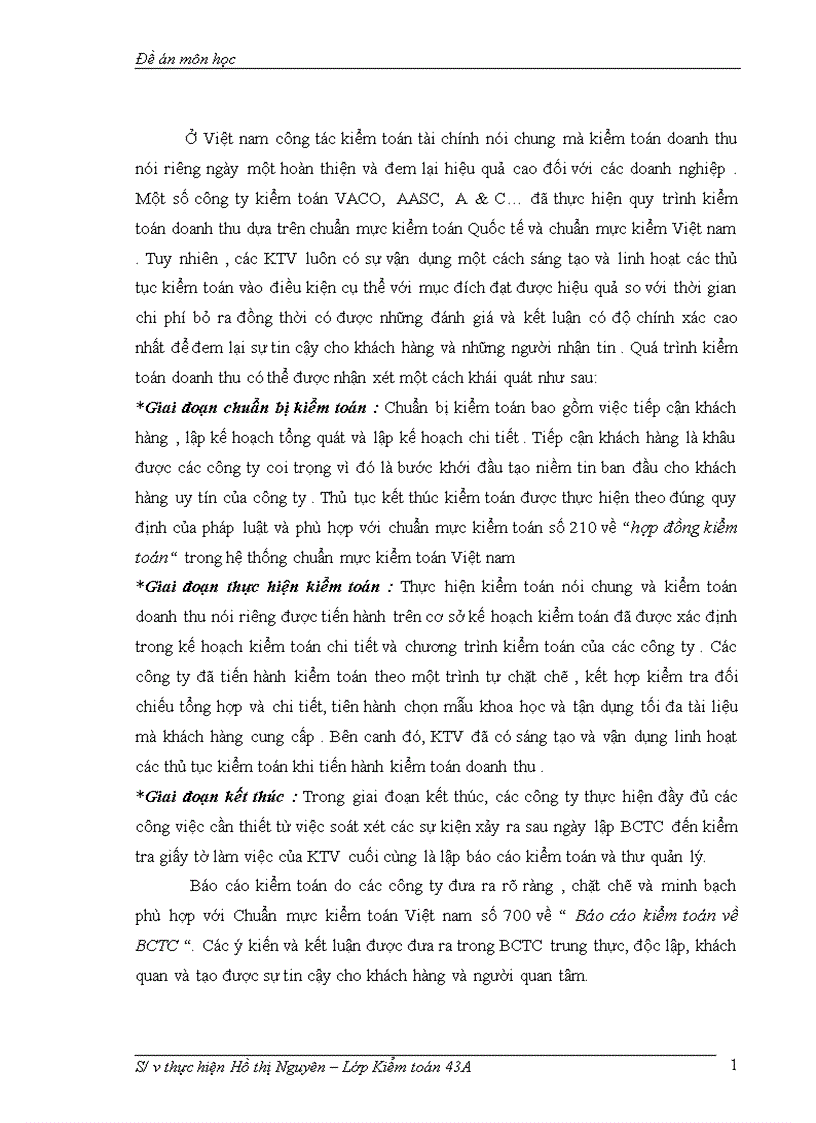 image for page Quy trình kiểm toán doanh thu trong kiểm toán báo cáo tài chính 1