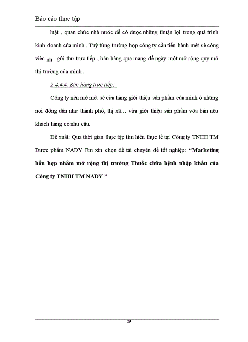 image for page Marketing hỗn hợp nhằm mở rộng thị trường Thuốc chữa bệnh nhập khẩu của Công ty TNHH TM NADY 1