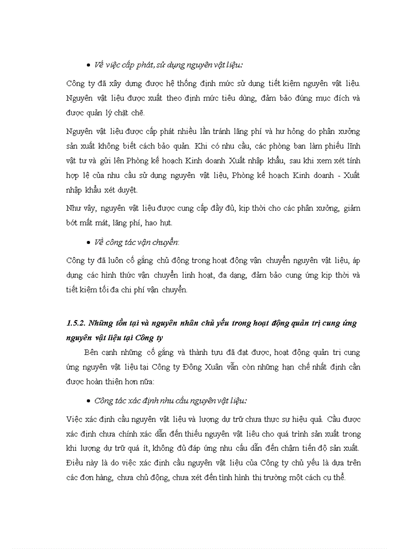 image for page Giải pháp hoàn thiện hoạt động quản trị cung ứng nguyên vật liệu tại công ty TNHH Một thành viên Dệt Kim Đông Xuân