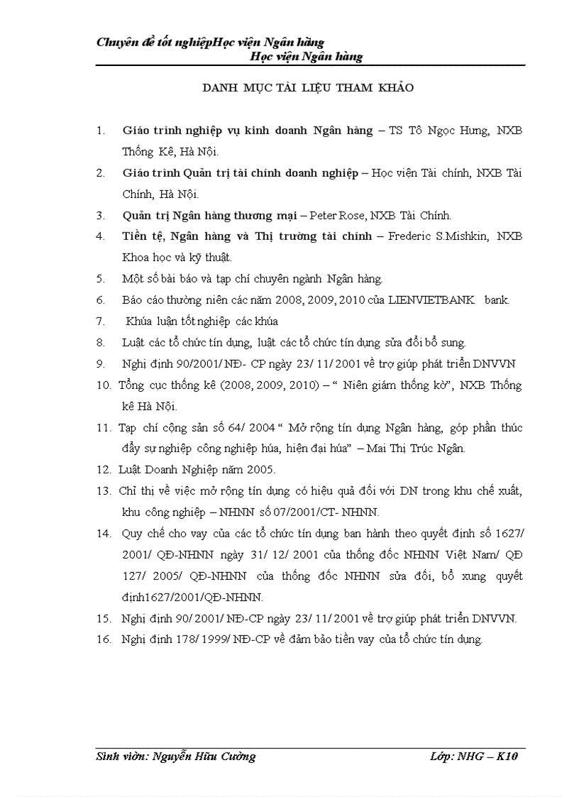 image for page Giải pháp mở rộng tín dụng đối với Doanh nghiệp vừa và nhỏ tại NHTMCP Liên Việt Hải Phòng