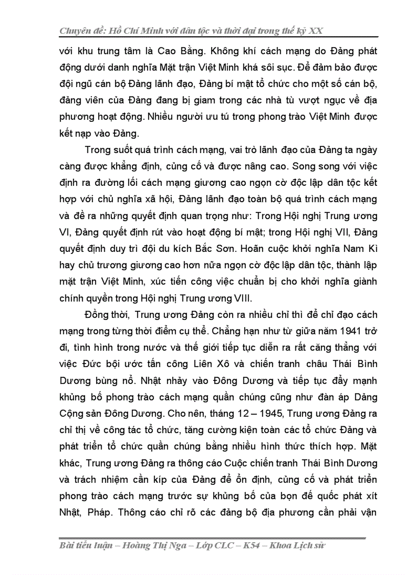 image for page So sánh Cương lĩnh đầu tiên của Đảng và Luận cương chính trị tháng 10 1930 và sự vận dụng những luận điểm của Cương lĩnh vào giai đoạn cách mạng Việt Nam 1939 1945