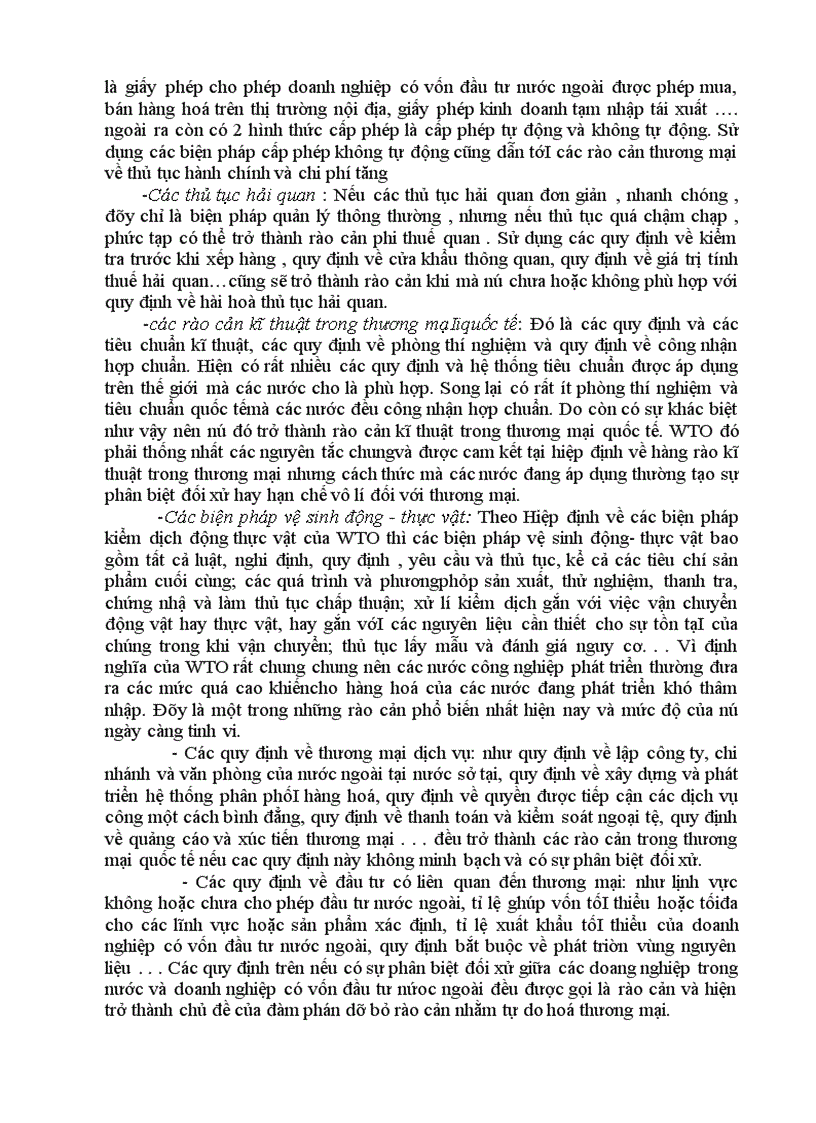 image for page Rào cản phi thuế quan trong chính sách thương mại quốc tế