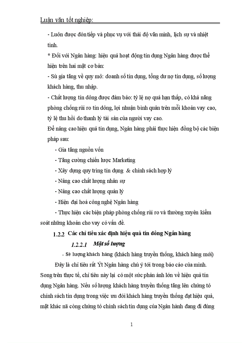 image for page Thực trạng và giải pháp nâng cao chất lượng tín dụng tại chi nhánh Ngân hàng NNo PTNT Bắc Hà Nội 1