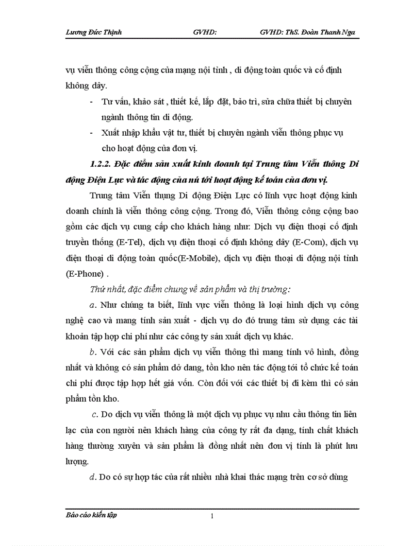 image for page Thực trạng tổ chức hạch toán kế toán tại Trung tâm Viễn thông Di động Điện lực